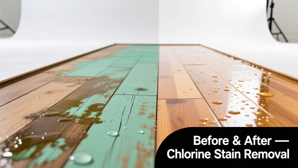 How to Remove Pool Chlorine Stains from Laminate Flooring