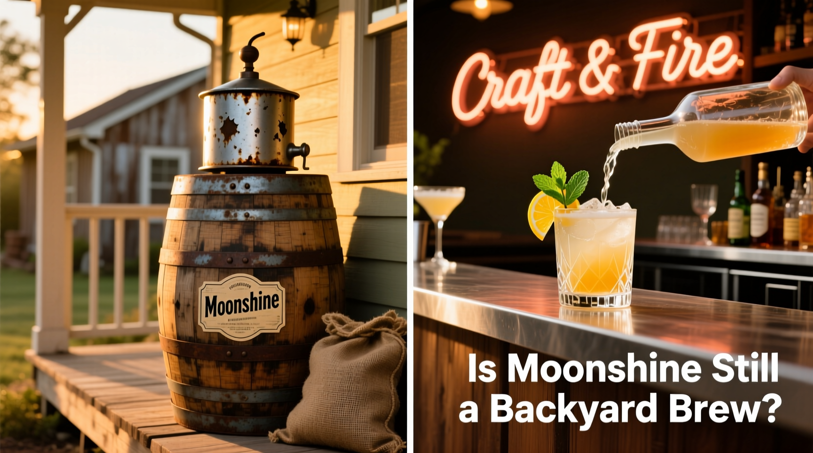 moonshine today is it still a backyard brew or now a craft cocktail staple