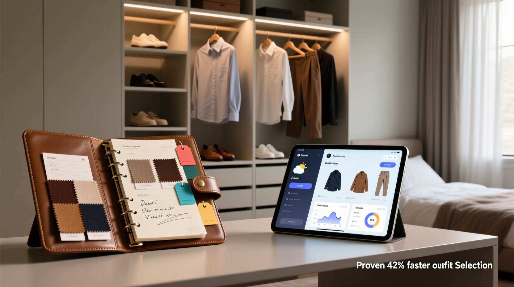 closet organization apps vs physical binders