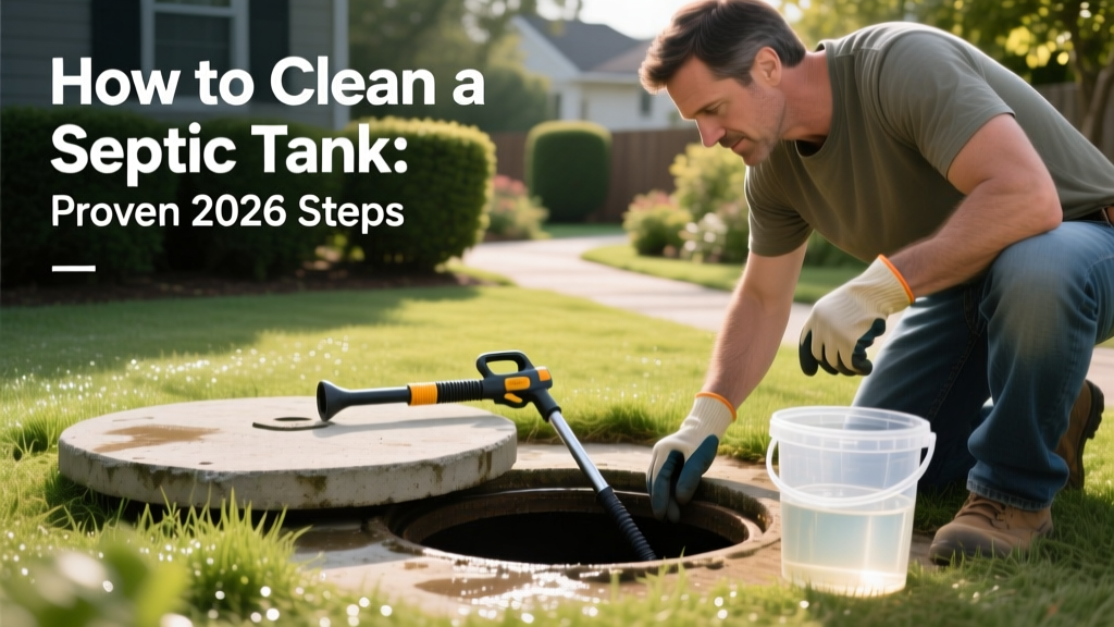 How to Clean a Septic Tank: Proven 2026 Steps