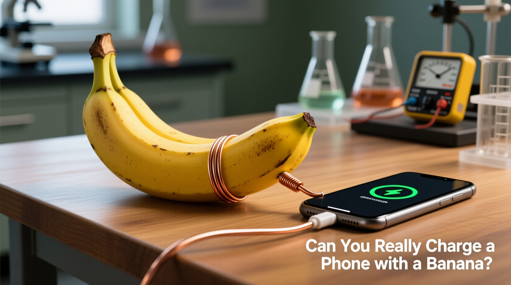 can you really charge your phone with a banana or is that just a myth