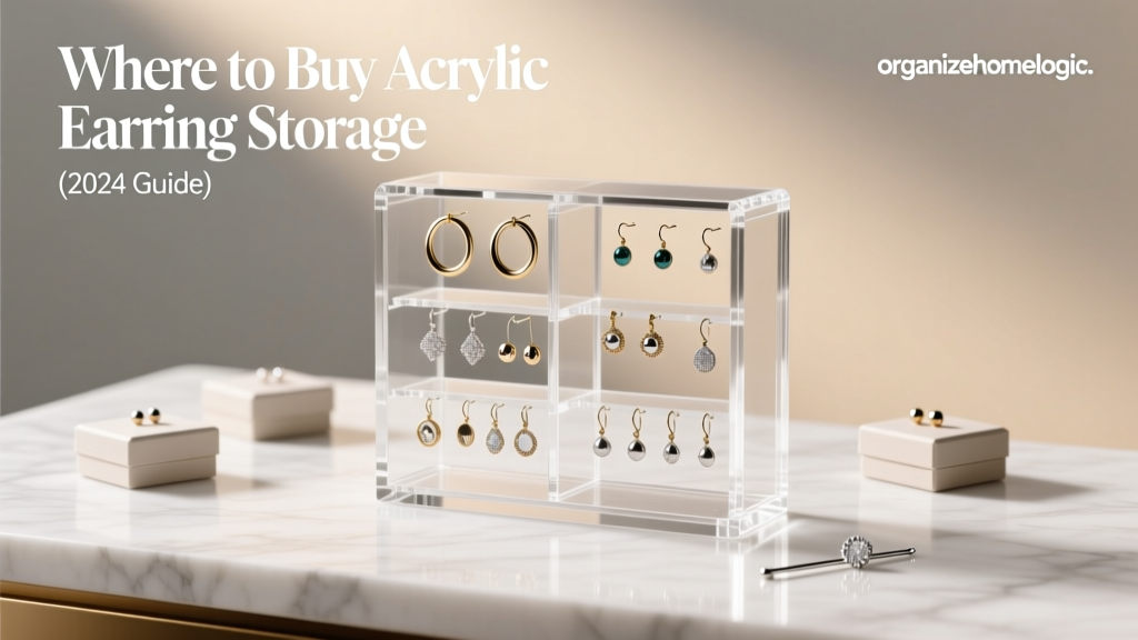 Where to Buy Acrylic Earring Storage (2024 Guide)