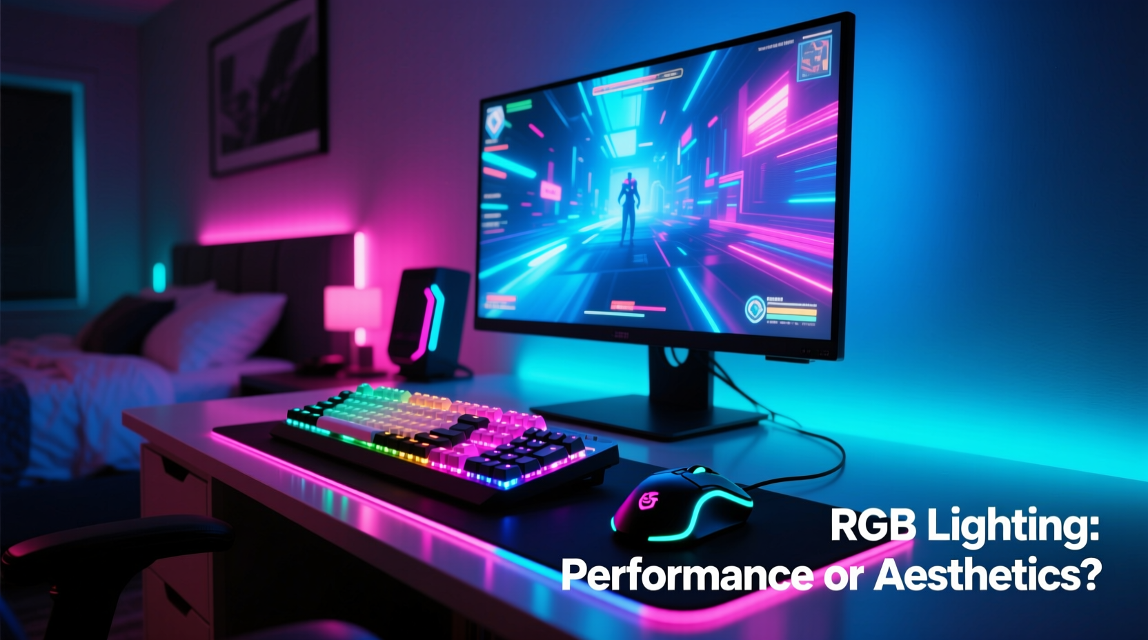 rgb lighting in gaming setups does it boost performance or just looks cool
