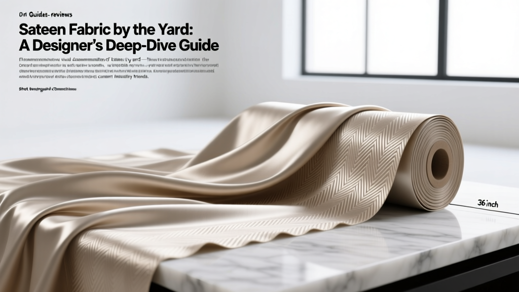 Sateen Fabric by the Yard: A Designer’s Deep-Dive Guide