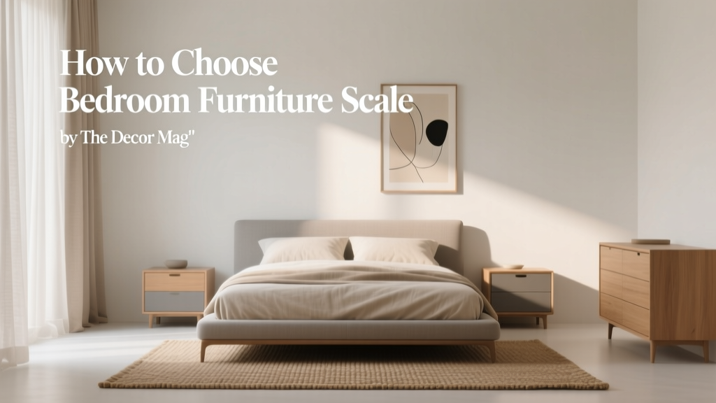 How to Choose Bedroom Furniture Scale - The Decor Mag