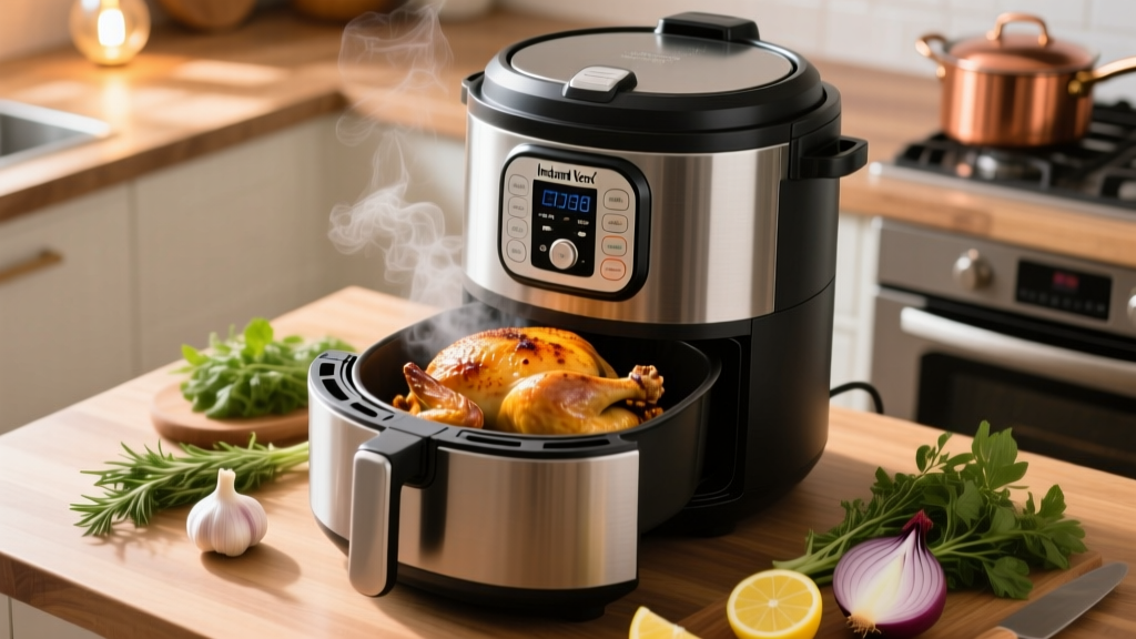 Cook Whole Chicken in Instant Pot Vortex Air Fryer