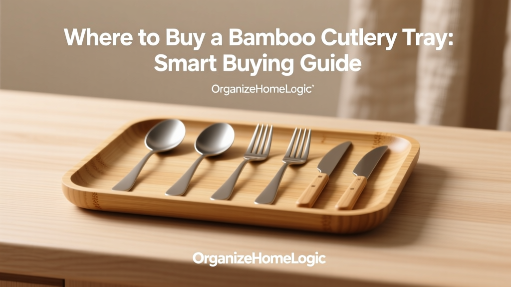 Where to Buy a Bamboo Cutlery Tray: Smart Buying Guide