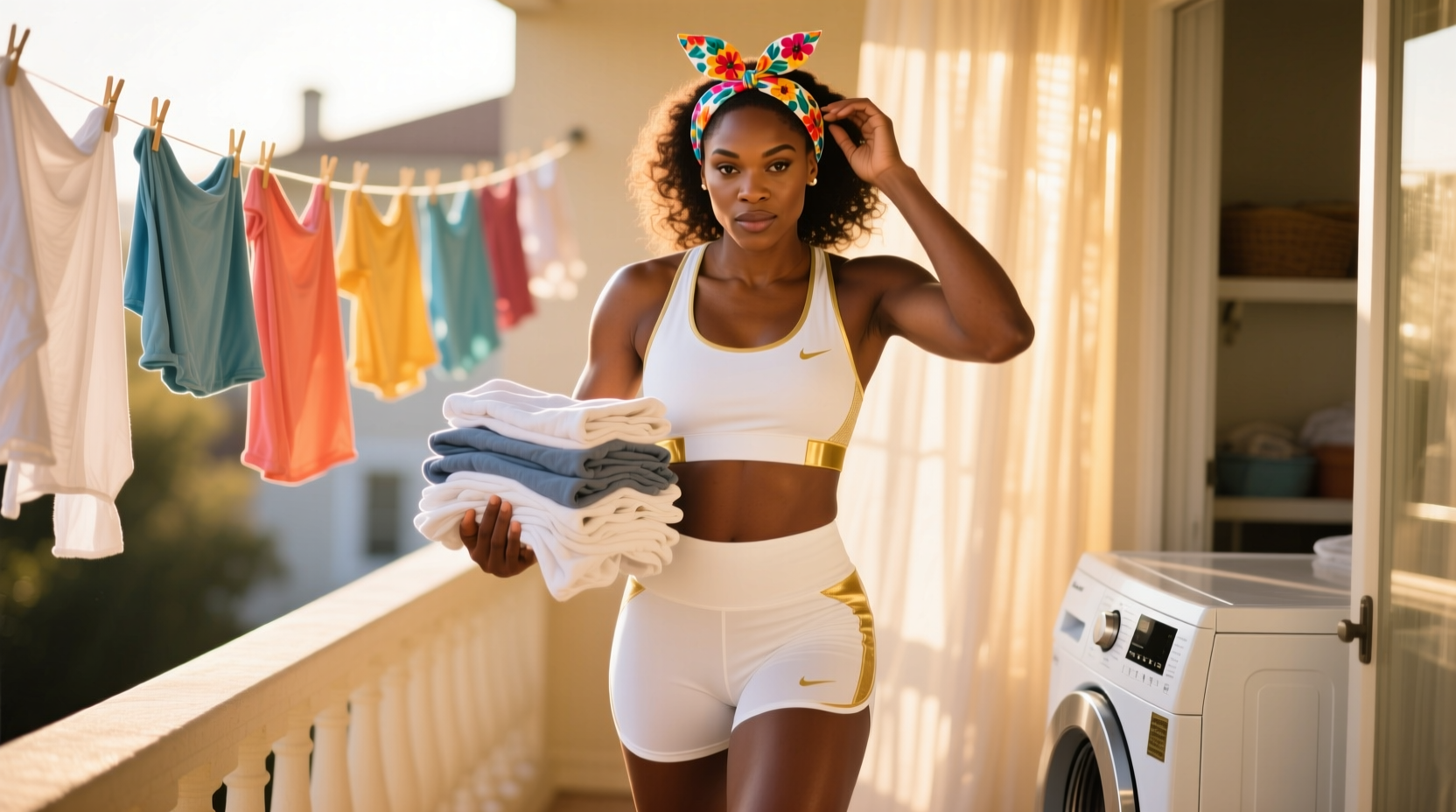 venus williams secret for fresh laundry