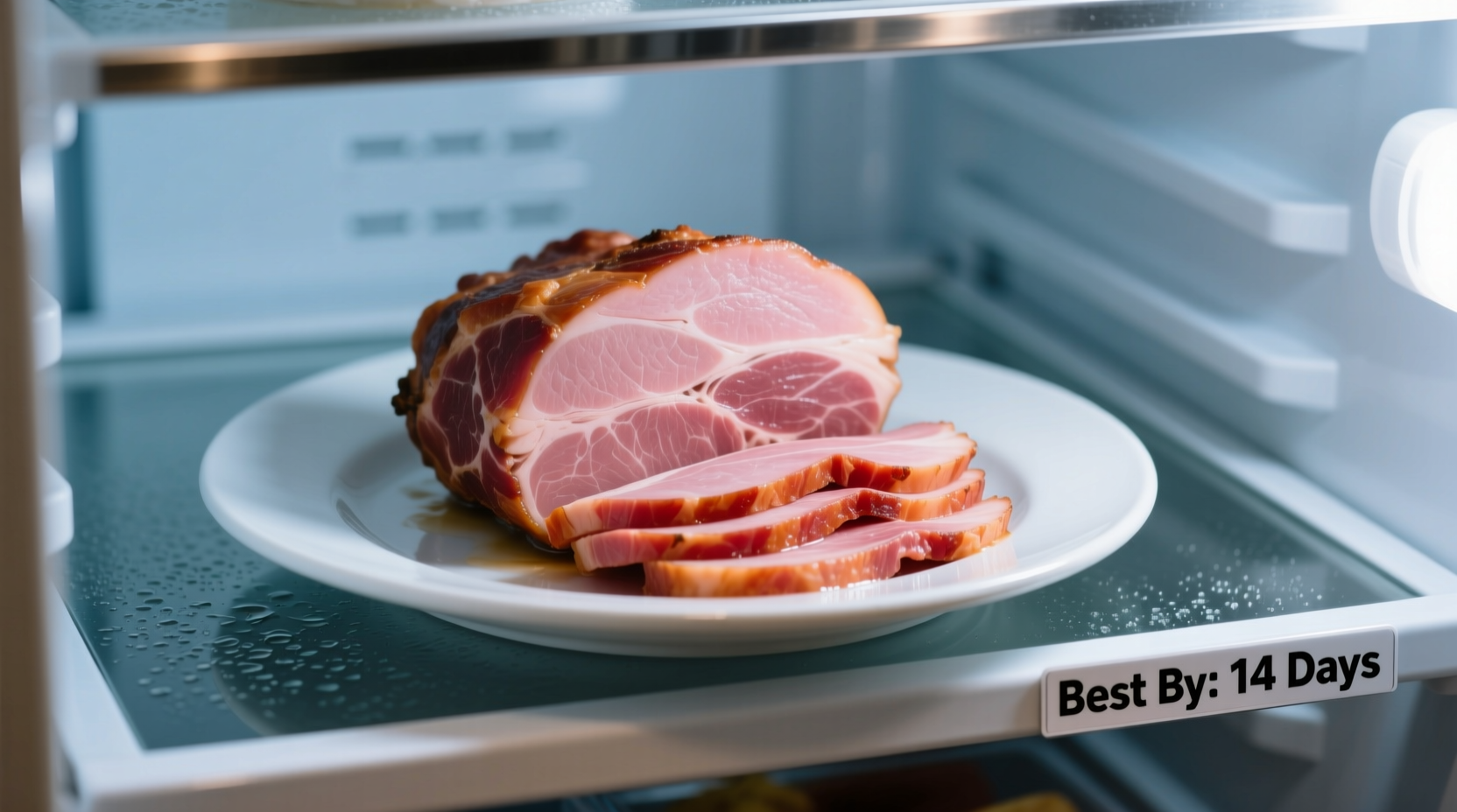 how long is cooked ham good for in fridge