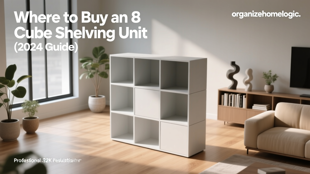 Where to Buy an 8 Cube Shelving Unit (2024 Guide)
