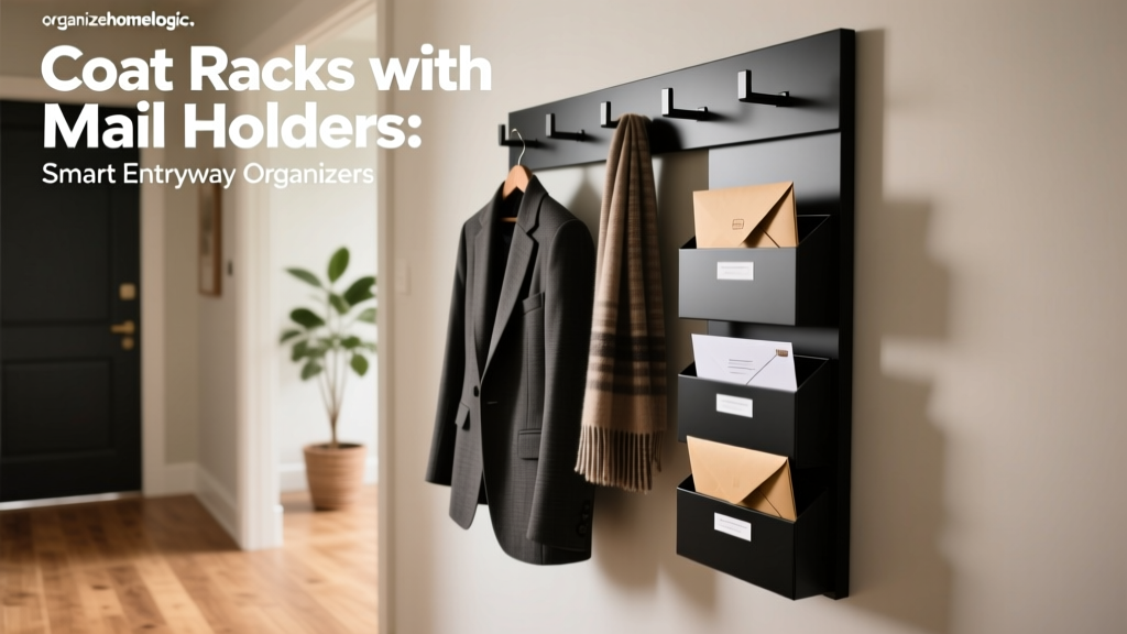 Coat Racks with Mail Holders: Smart Entryway Organizers