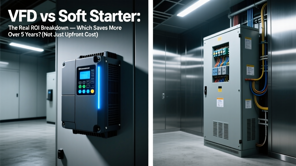 VFD vs Soft Starter: True 5-Year ROI Comparison