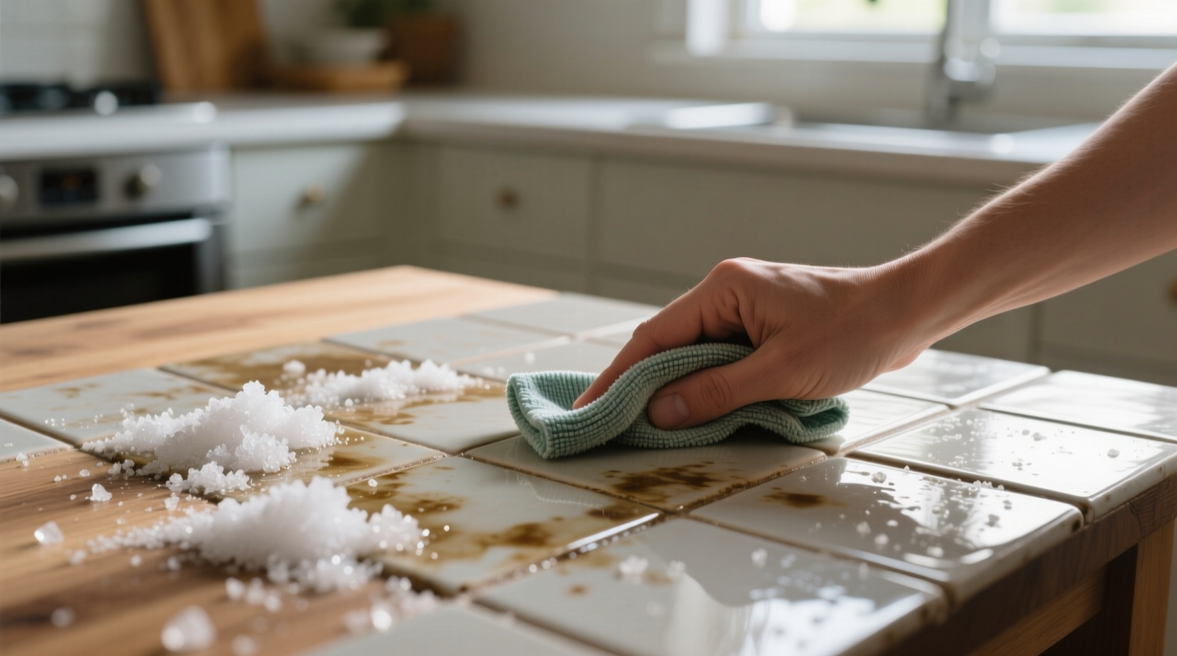 how to clean salt stains