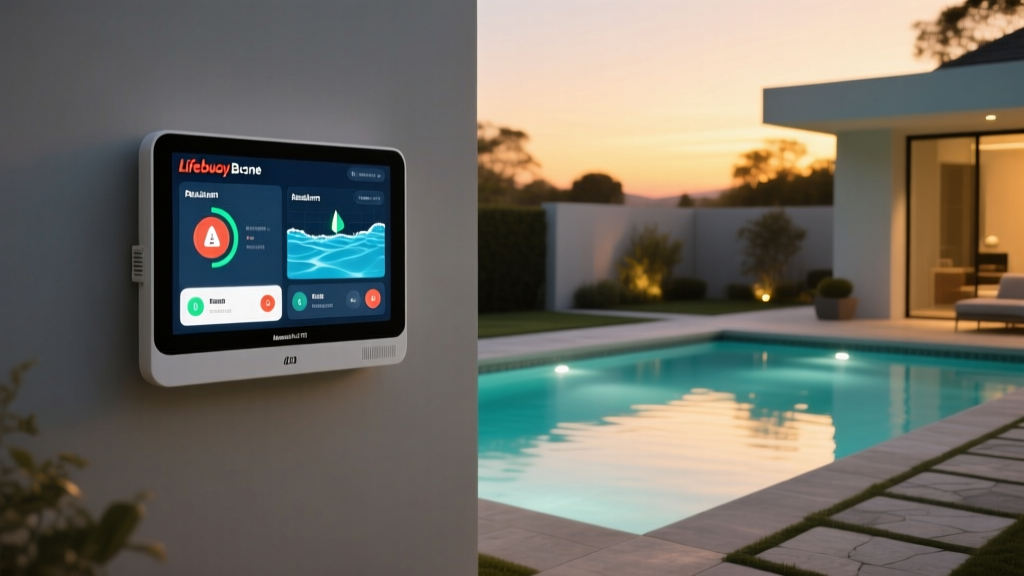 Lifebuoy Bcone Pool Alarm: Screen & Display Setup Guide
