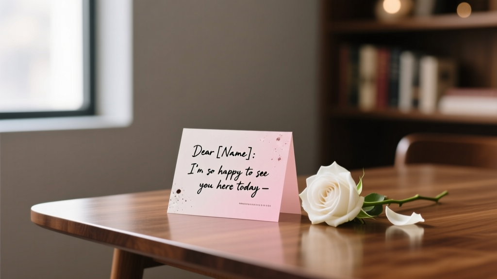 Wedding Greeting 7-Second Rule: Sound Sincere, Not Scripted