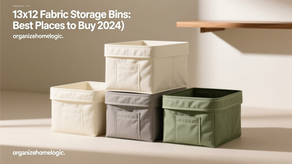 13x13 Fabric Storage Bins: Best Places to Buy (2024)