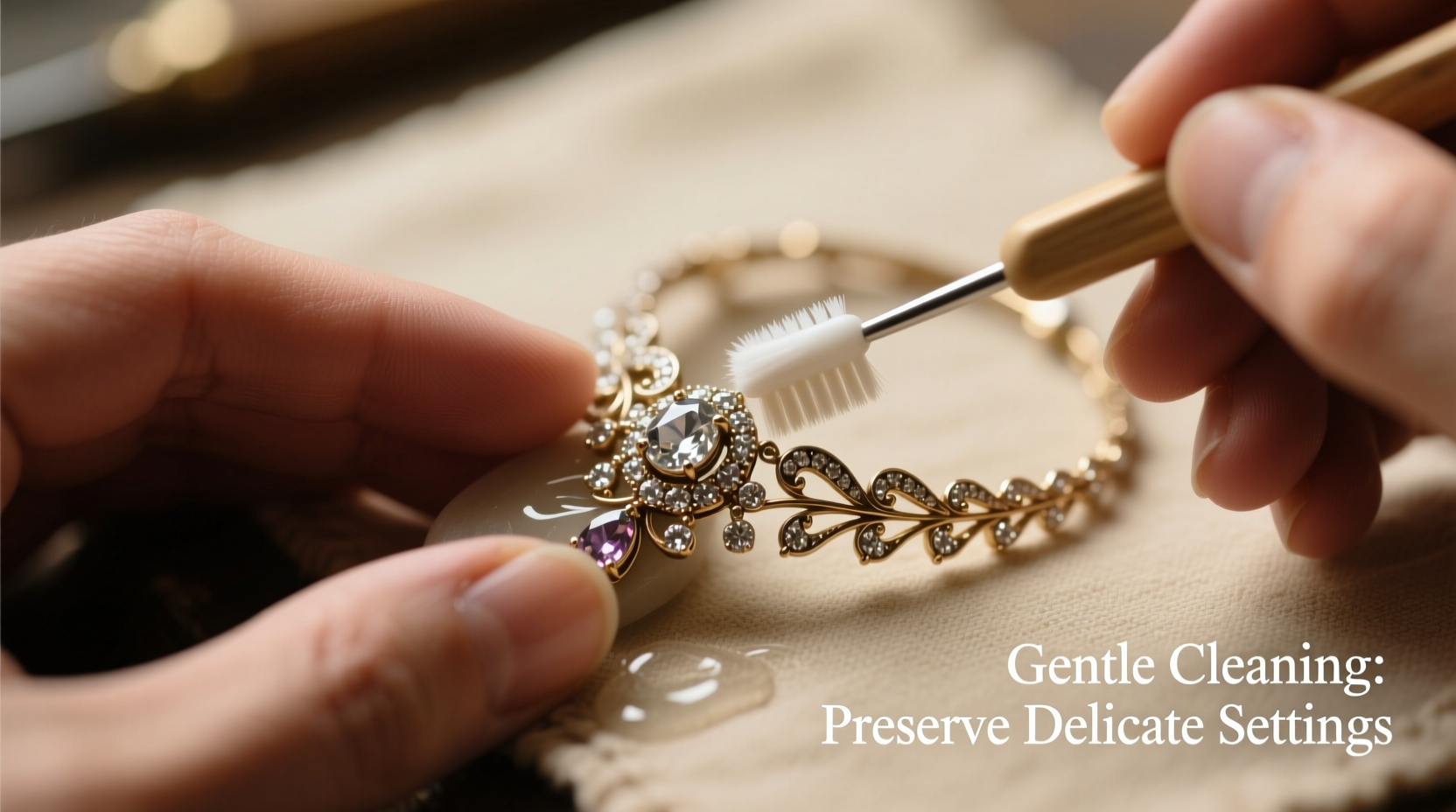 Delicate Setting How To Refresh Thrifted Jewelry Without Damaging Delicate Settings