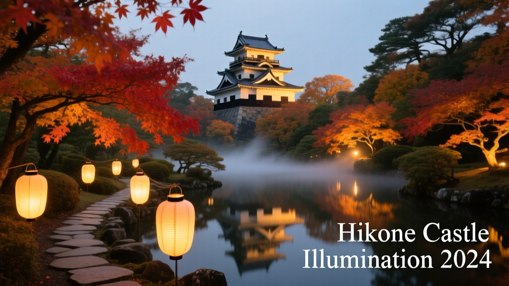Autumn Illumination at Hikone Castle & Genkyūen Garden: A Seasonal Spectacle in Shiga Prefecture