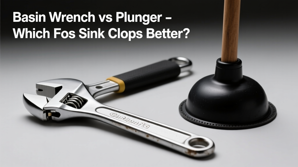 Basin Wrench vs Plunger: Which Fixes Sink Clogs Better?