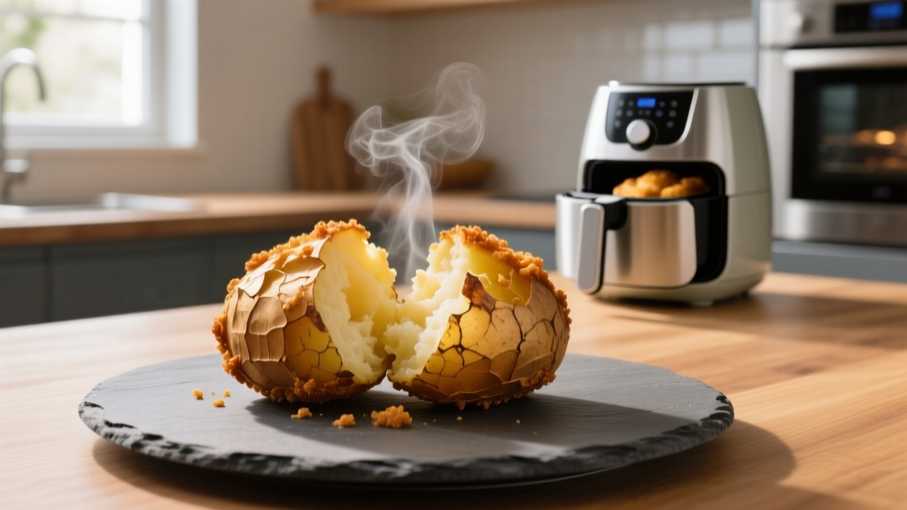 Air Fryer Baked Potatoes: Perfect Crisp Skin in 40 Min