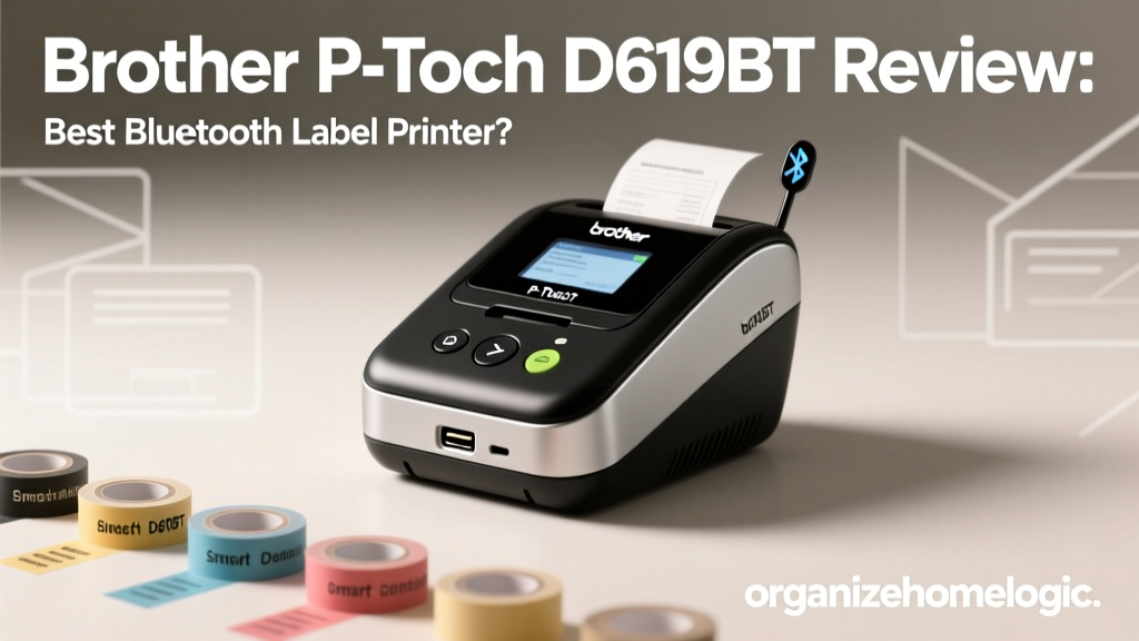 Brother P-Touch D610BT Review: Best Bluetooth Label Printer?