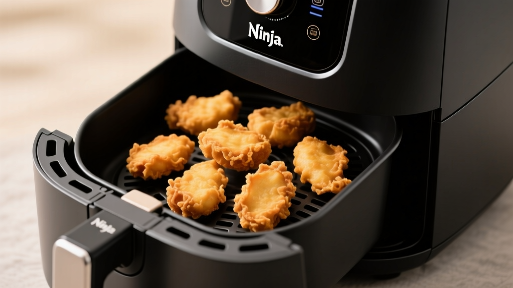 Crispy Frozen Chicken Nuggets in Ninja Air Fryer