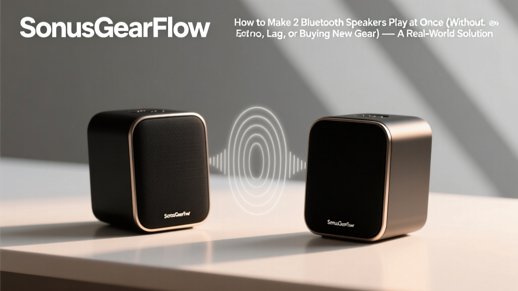 How To Make 2 Bluetooth Speakers Play At Once (2026)
