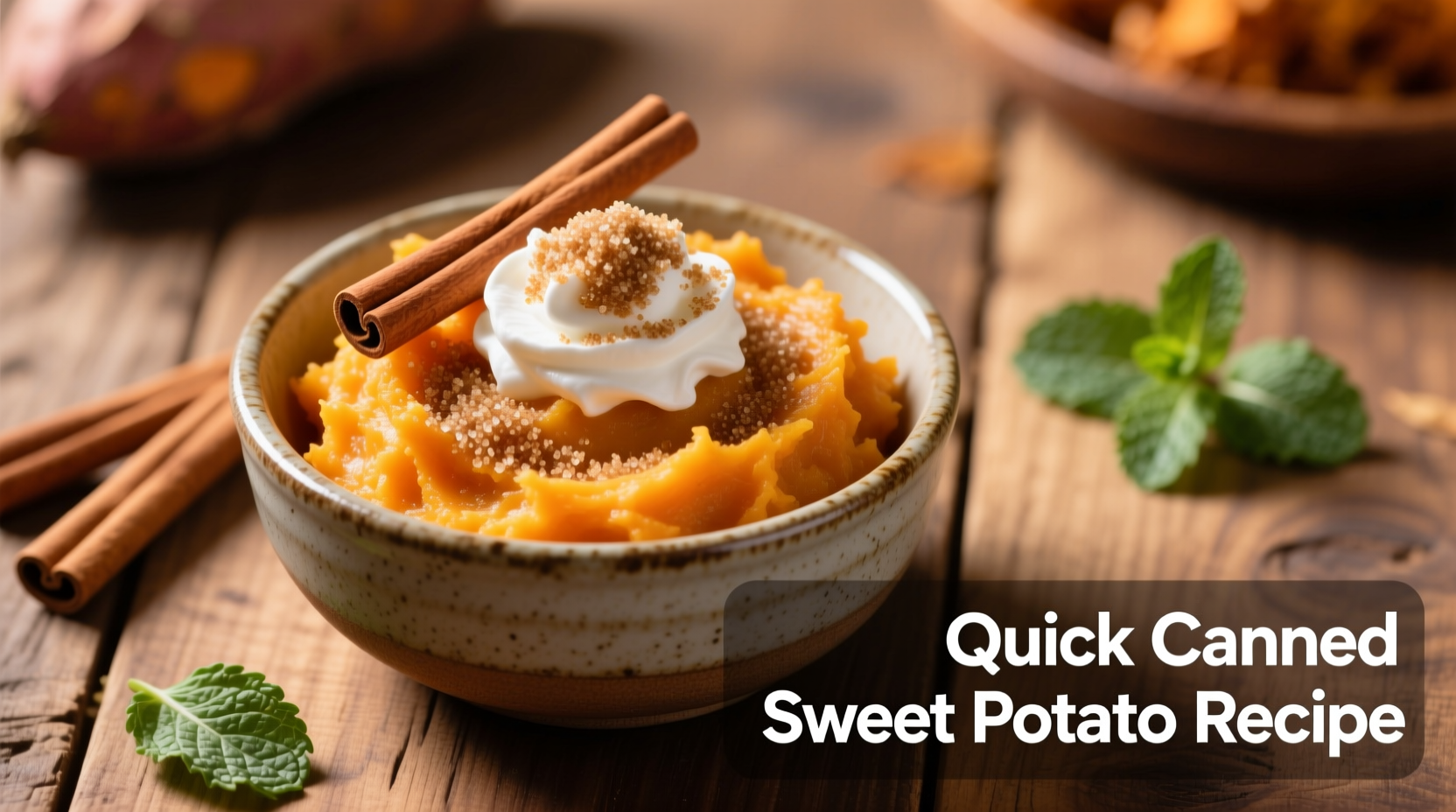 15-Minute Canned Sweet Potato Recipe: Quick & Delicious