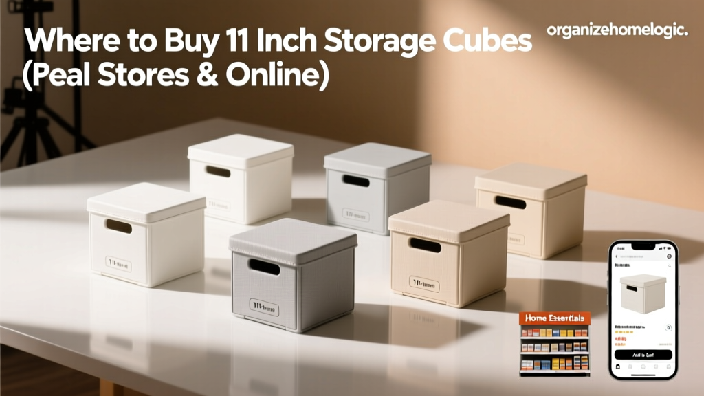 Where to Buy 11 Inch Storage Cubes (Real Stores & Online)