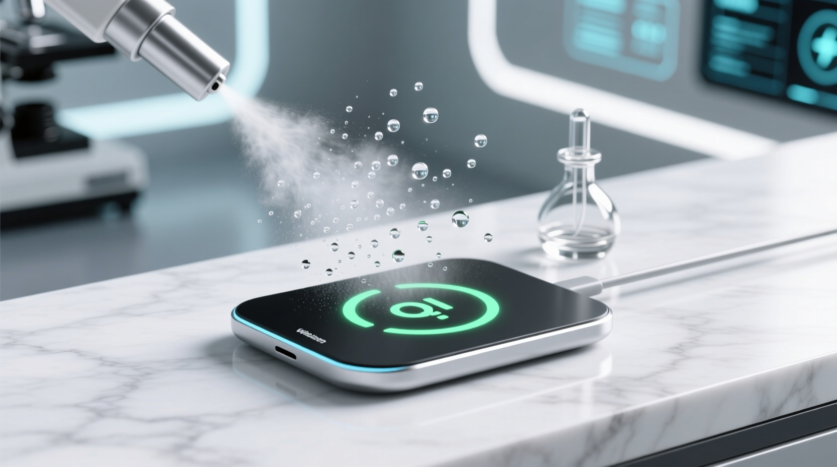eco friendly cleaning tips sanitize charging pads safely