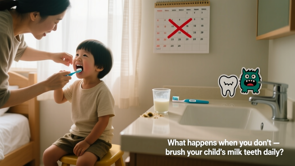 What Happens When You Don’t Brush Your Child’s Milk Teeth Daily? (Video Evidence & Pediatric Dentist Insights)