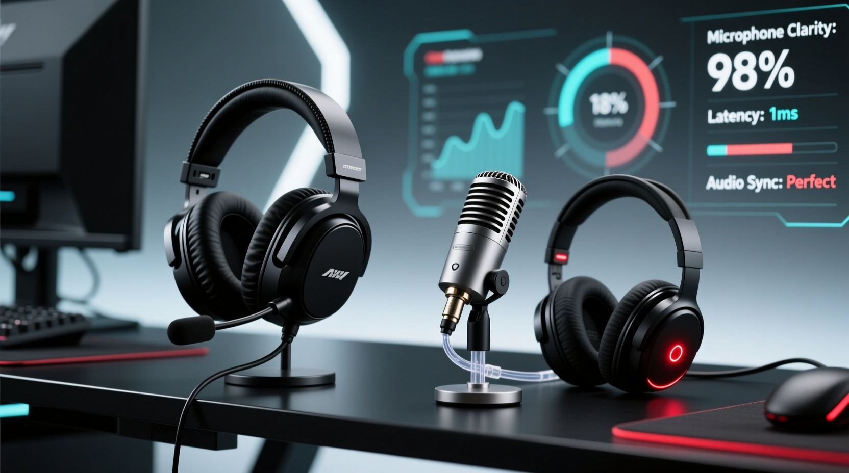 gaming headset with mic vs separate audio setup which gives competitive advantage