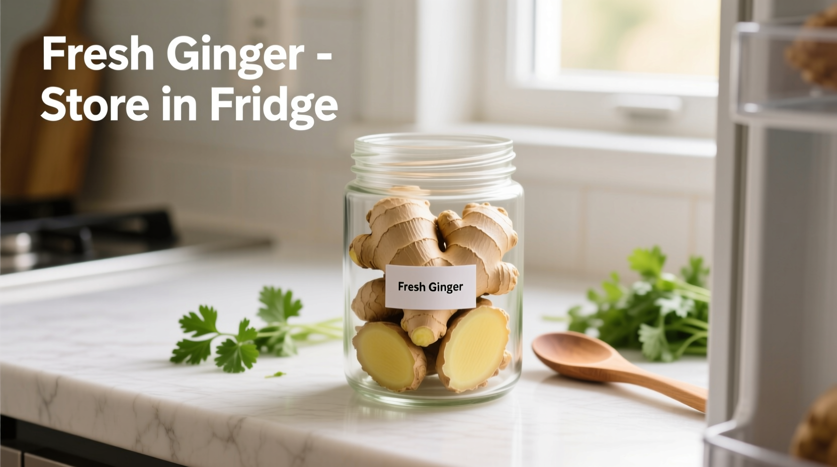 how to store fresh ginger root properly