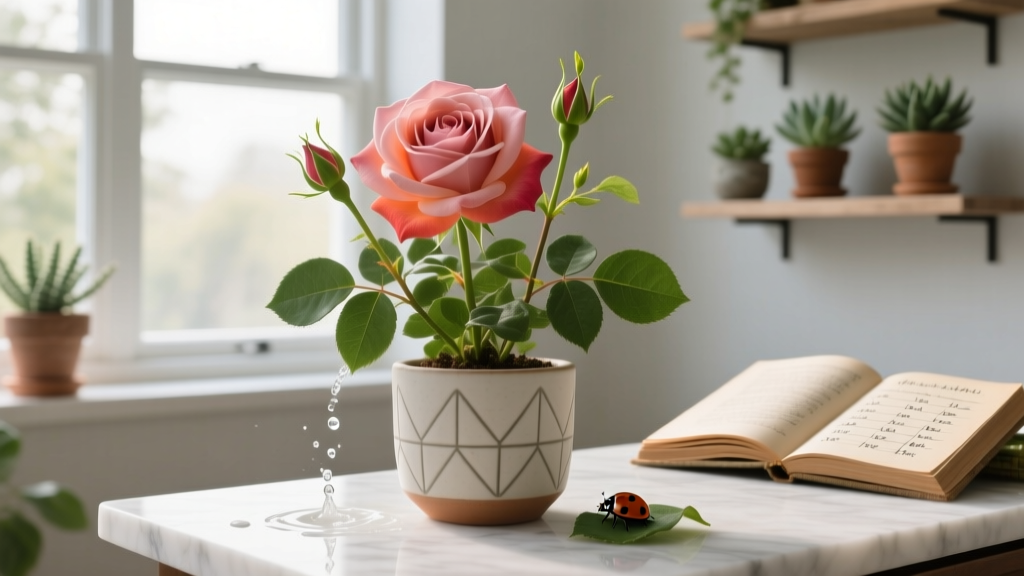 Indoor Rose Watering & Pest Control Guide (2026)