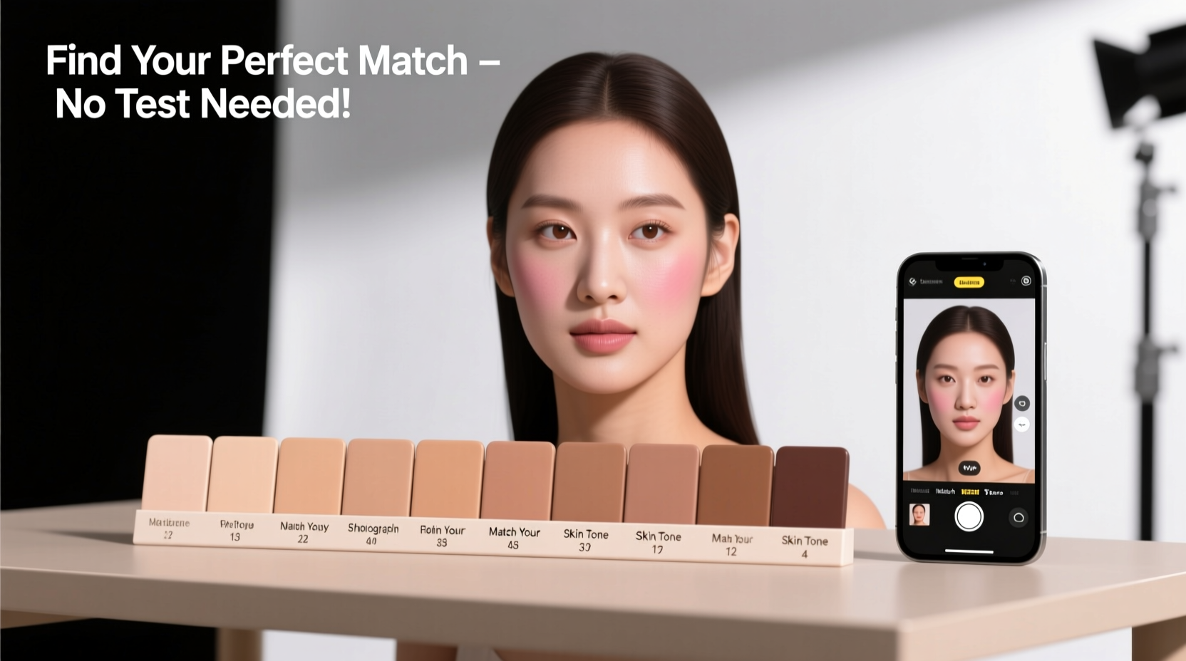 how to choose the right foundation shade online without ever testing it in person