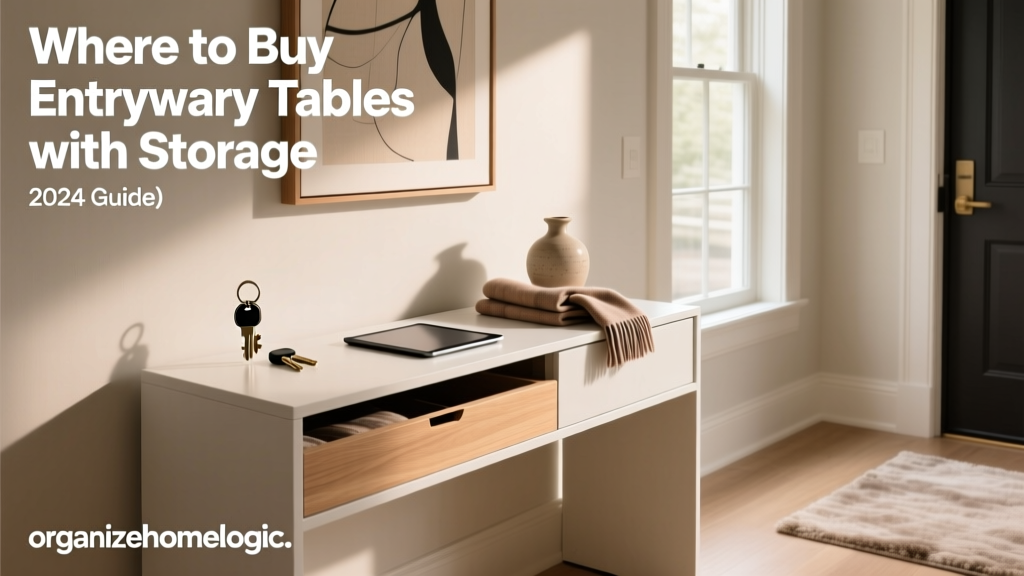 Where to Buy Entryway Tables with Storage (2024 Guide)