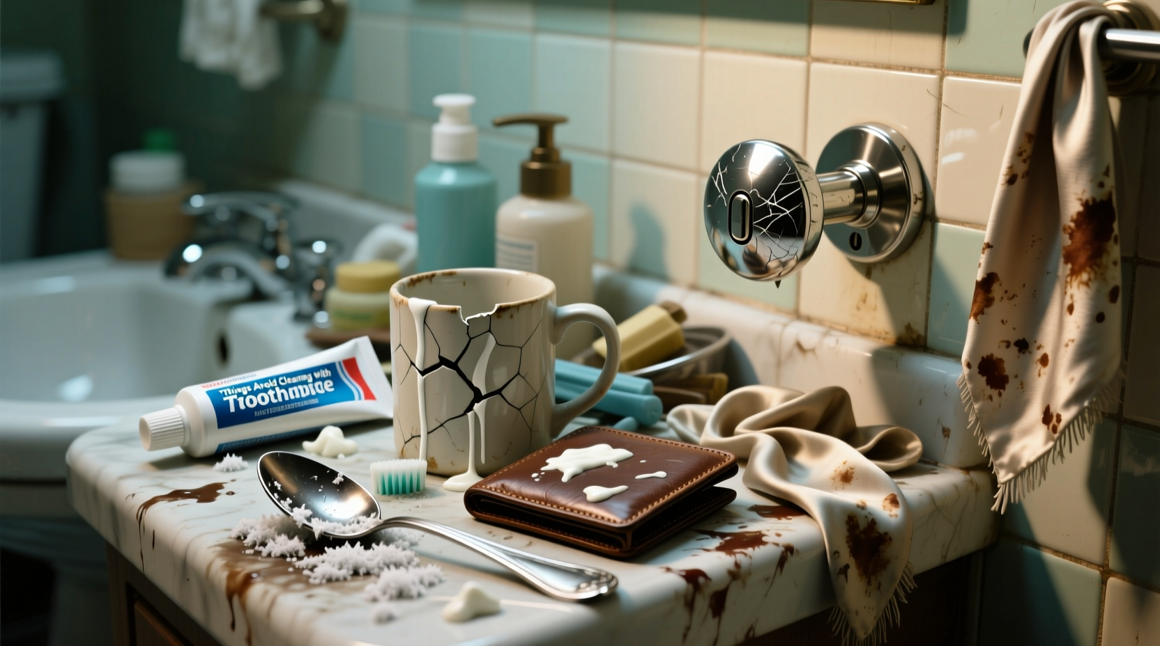 things to avoid cleaning with toothpaste