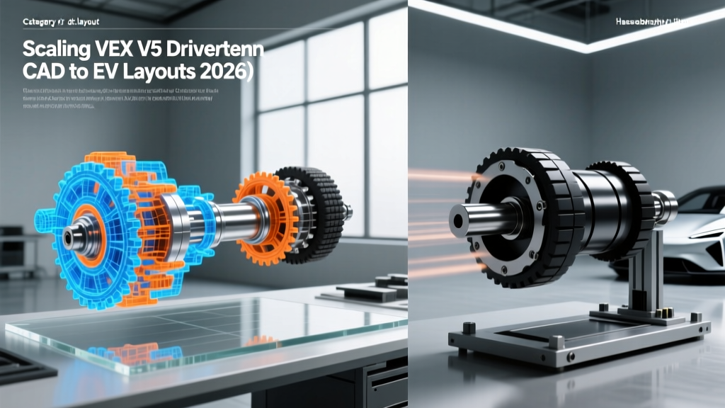 Scaling VEX V5 Drivetrain CAD to EV Layouts (2026)