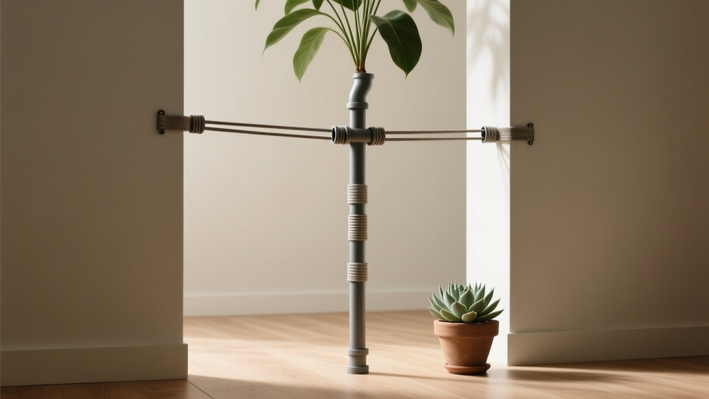 DIY Indoor Tension Plant Pole (No Drilling, Under $12)