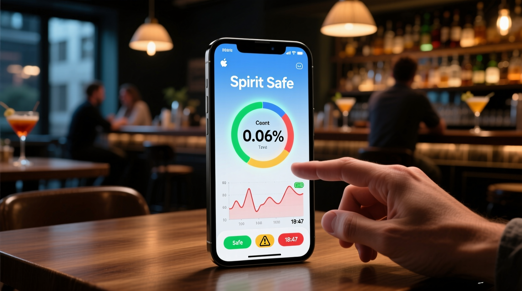spirit safe app for tracking blood alcohol levels in real time