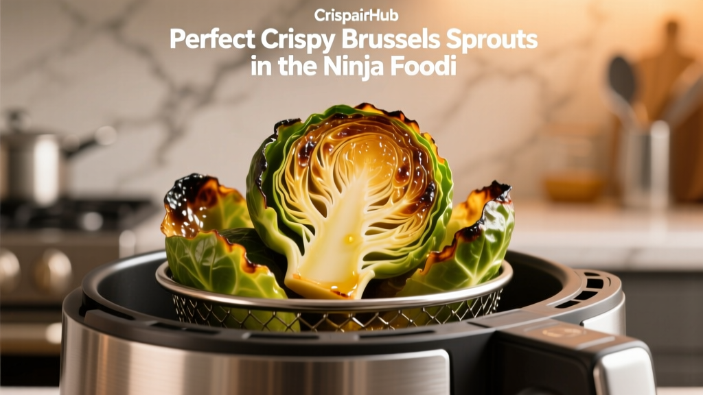 Perfect Crispy Brussels Sprouts in the Ninja Foodi