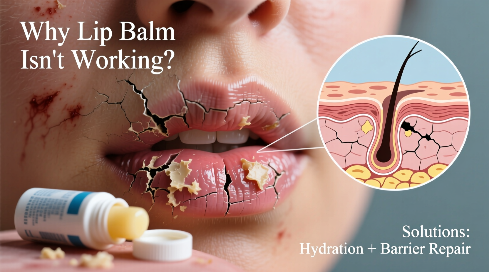 why do my lips chap constantly even with lip balm and how to fix it