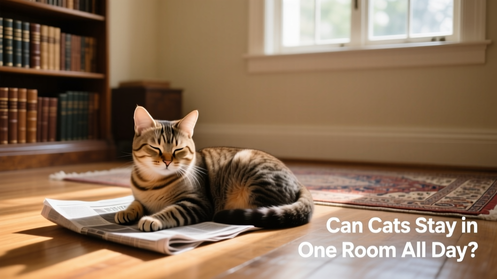 Can Cats Stay in One Room All Day?
