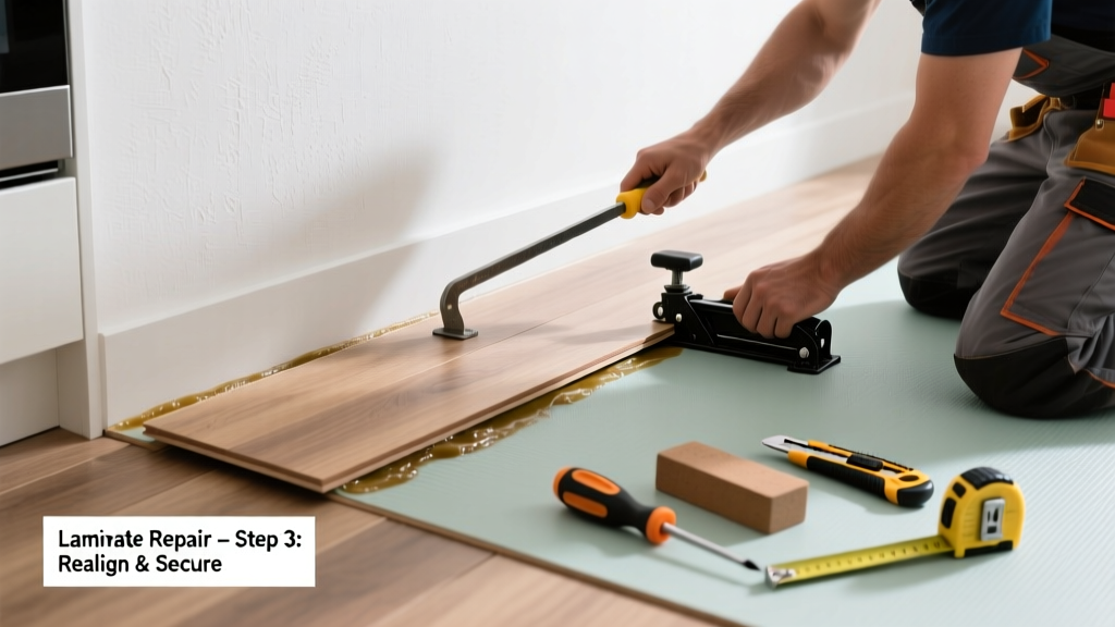 Fixing Laminate Floor Buckling in the Kitchen