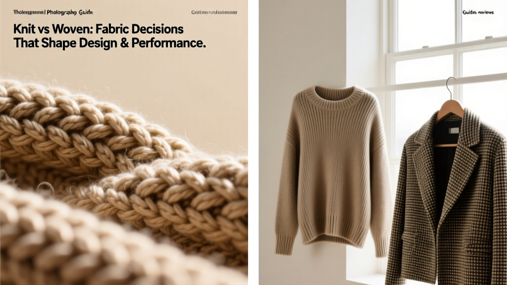 Knit vs Woven: Fabric Decisions That Shape Design & Performance