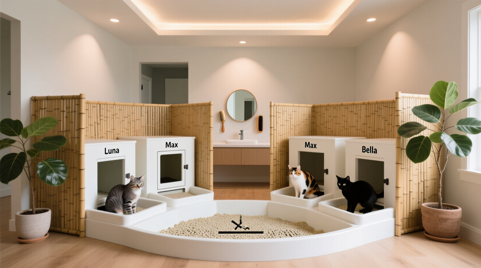 best litter box setups for multiple cats to prevent territorial issues