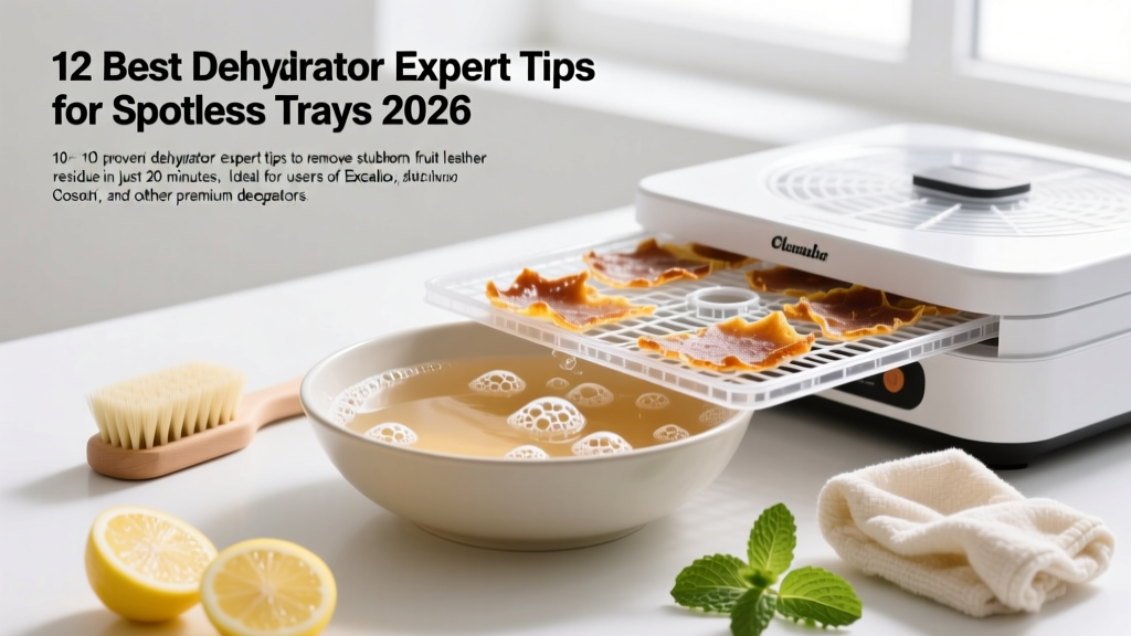 12 Best Dehydrator Expert Tips for Spotless Trays 2026