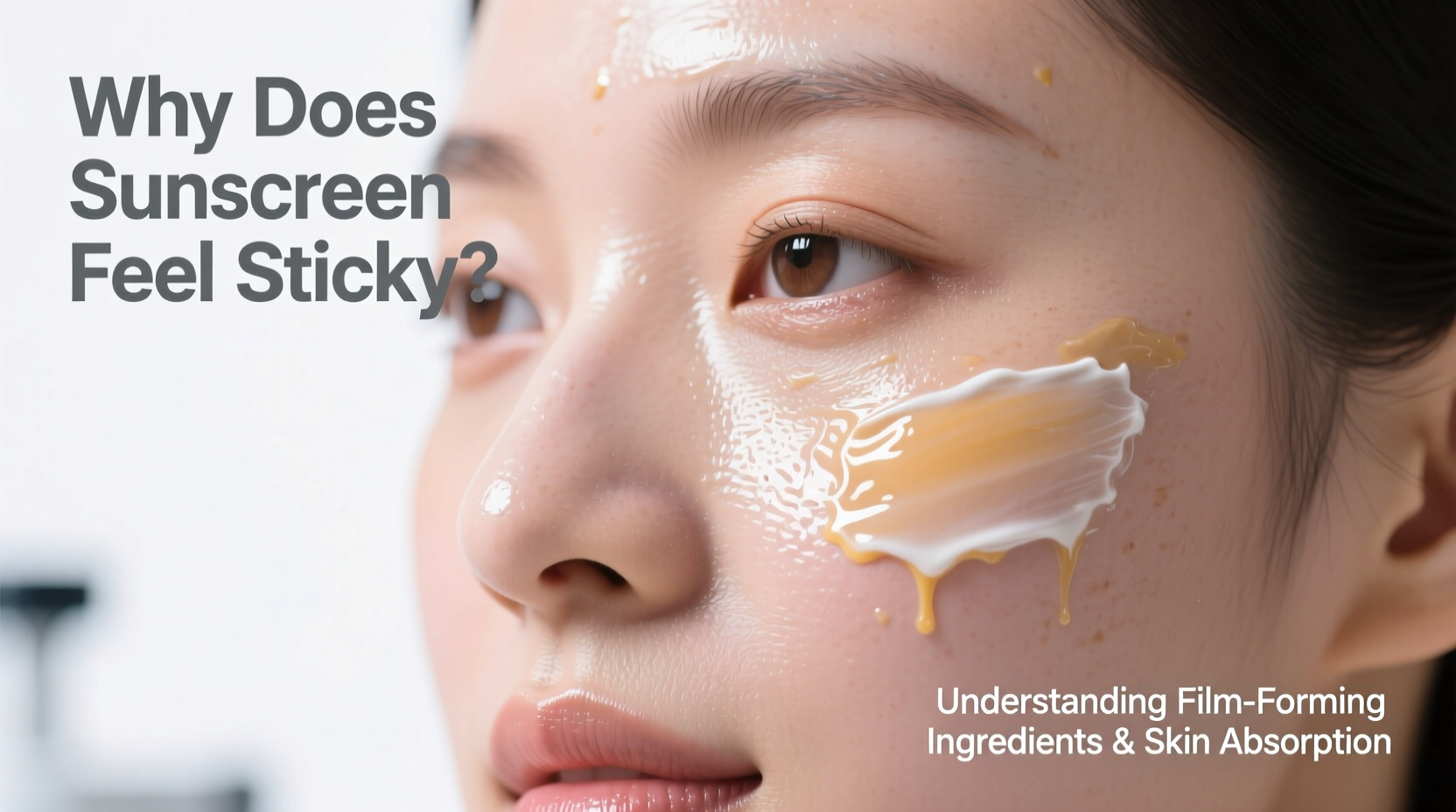 why does my skin feel sticky after applying sunscreen fixes and swaps