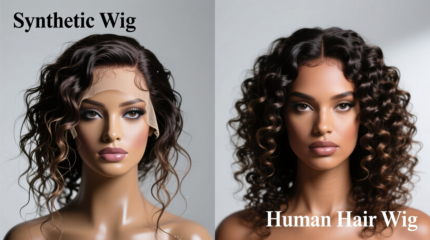 synthetic wigs vs human hair which holds curls better after multiple washes
