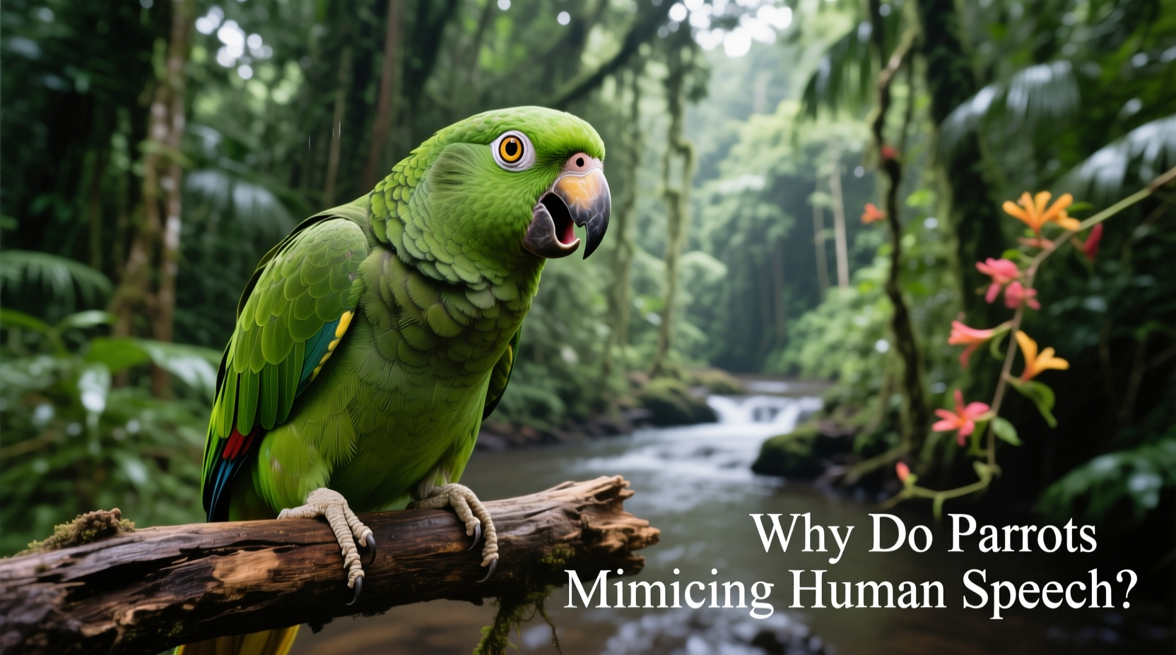 why do parrots mimic human speech fascinating bird behavior explained